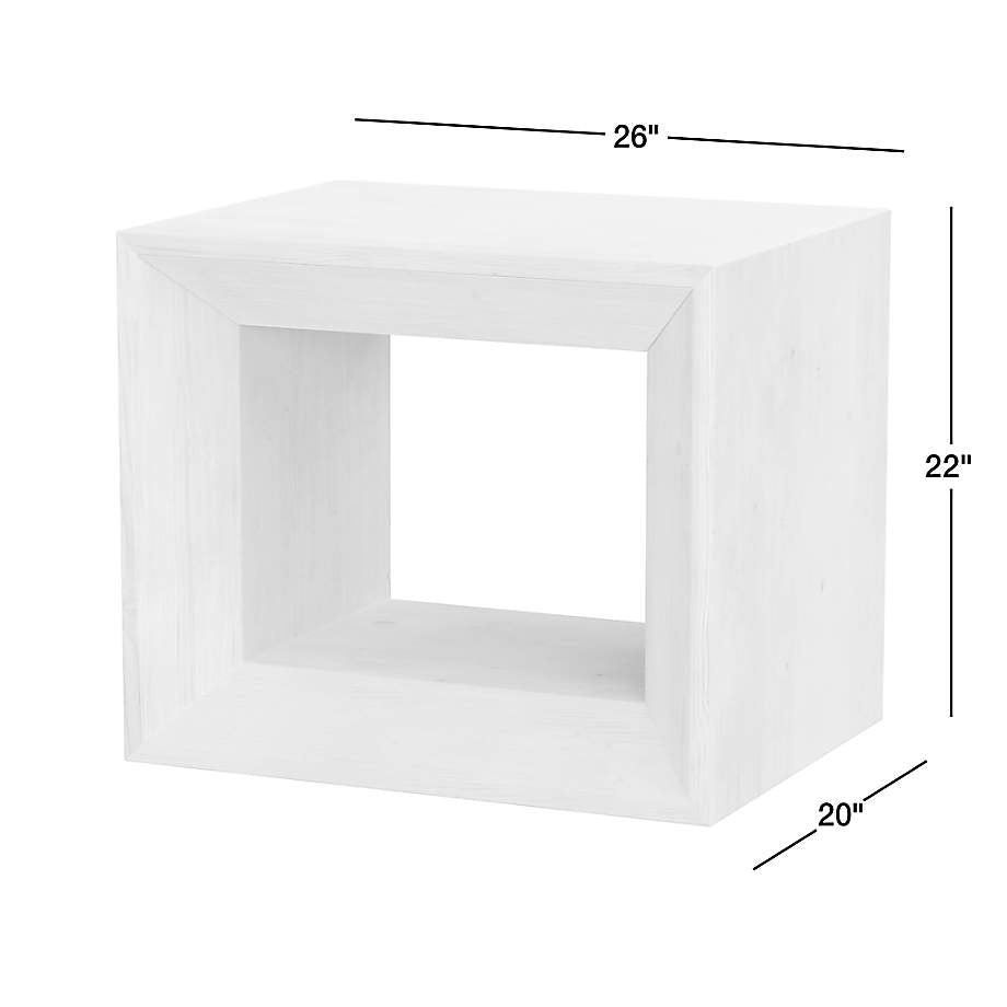 Vernon Ebonized Wood 26" Rectangular End Table with Drawer