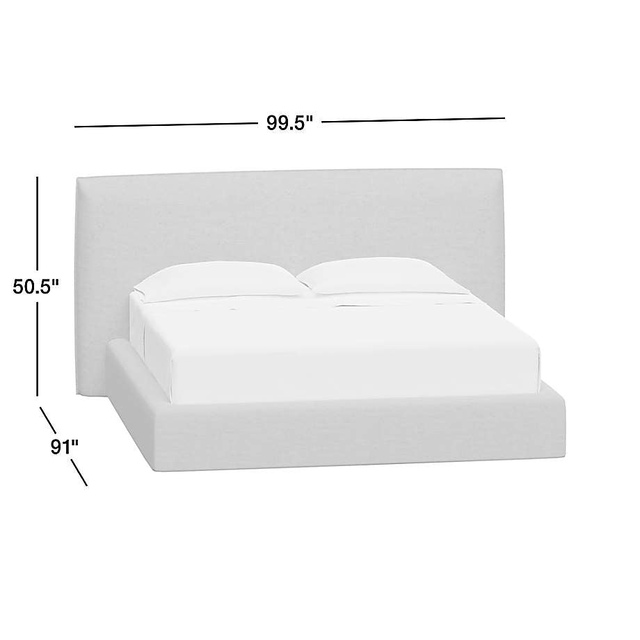 Capri Slipcovered King Bed