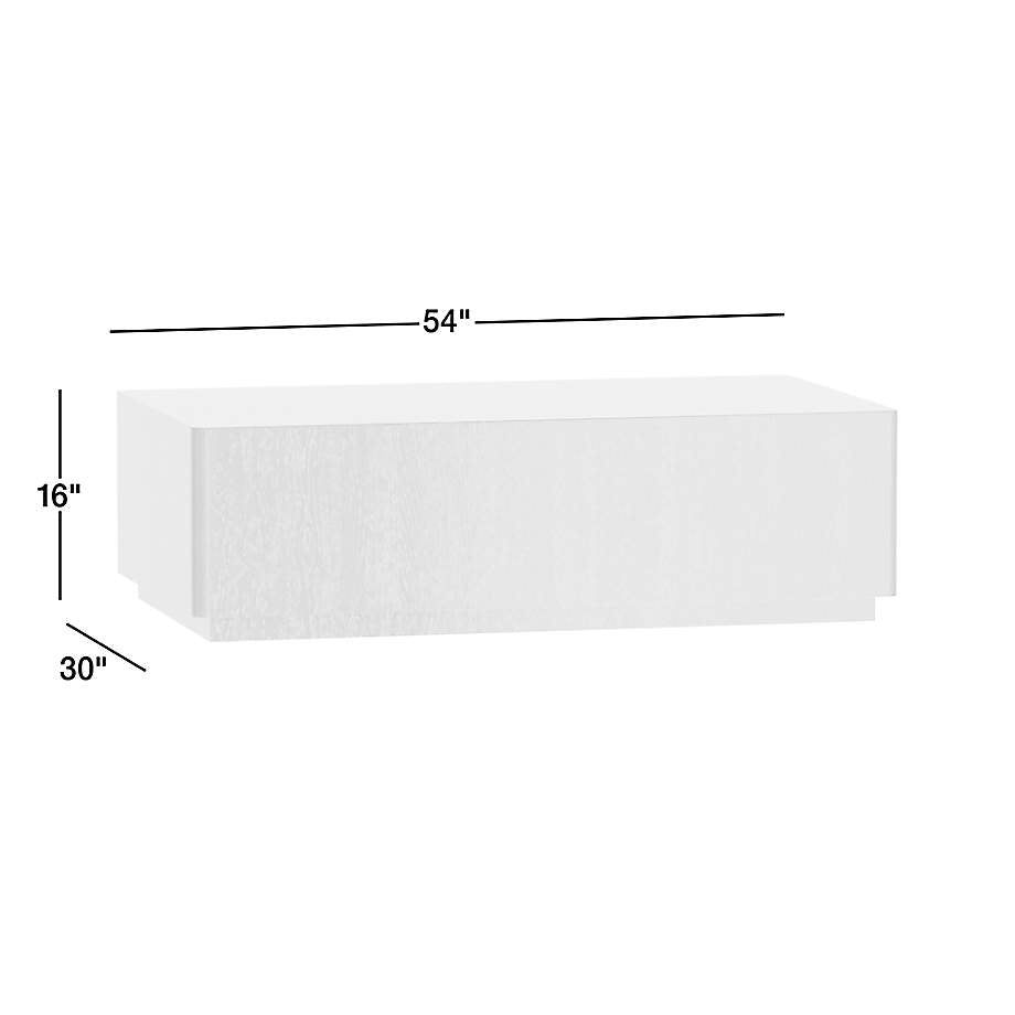 Terrane Fumed Oak Wood 54" Rectangular Coffee Table