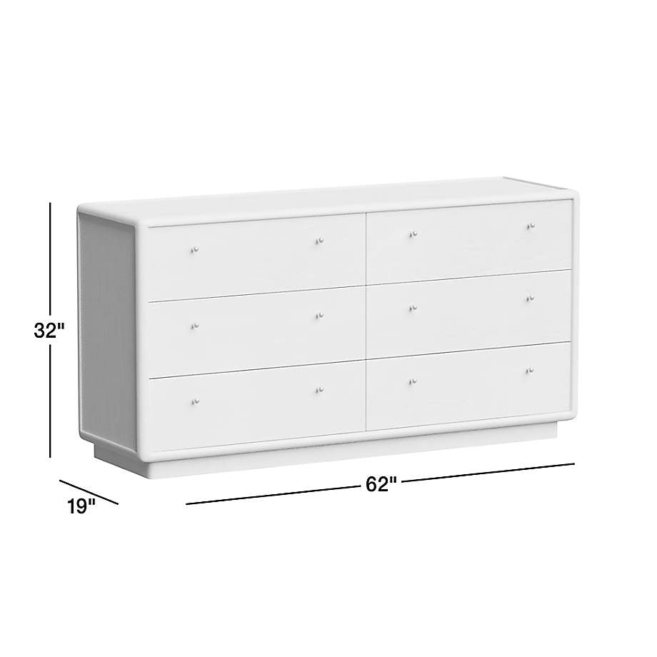 Tate 68" Walnut Wood 9-Drawer Dresser