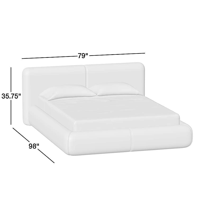 Curios Upholstered King Bed