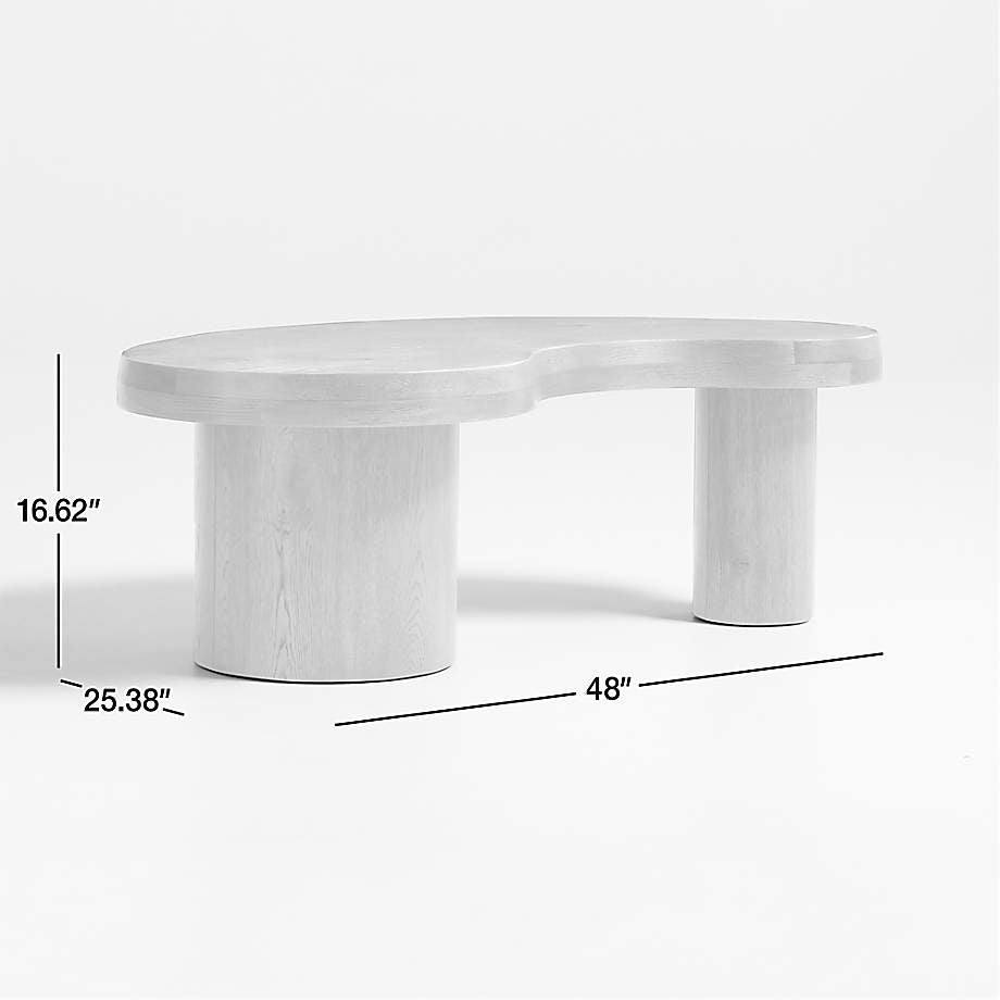 Augie Brown Oak Wood Nesting Coffee Tables by Jake Arnold
