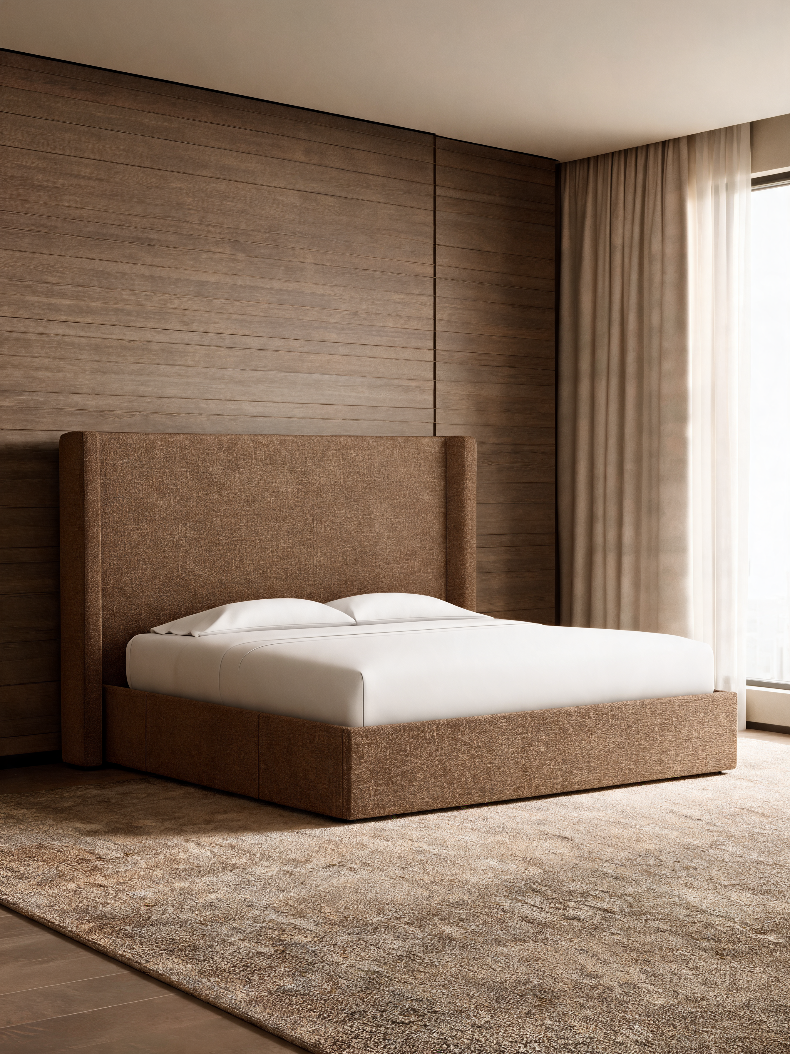 Arden Shelter Upholstered King Storage Bed
