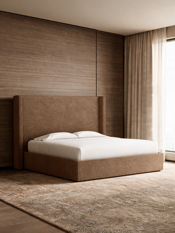Arden Shelter Upholstered King Storage Bed
