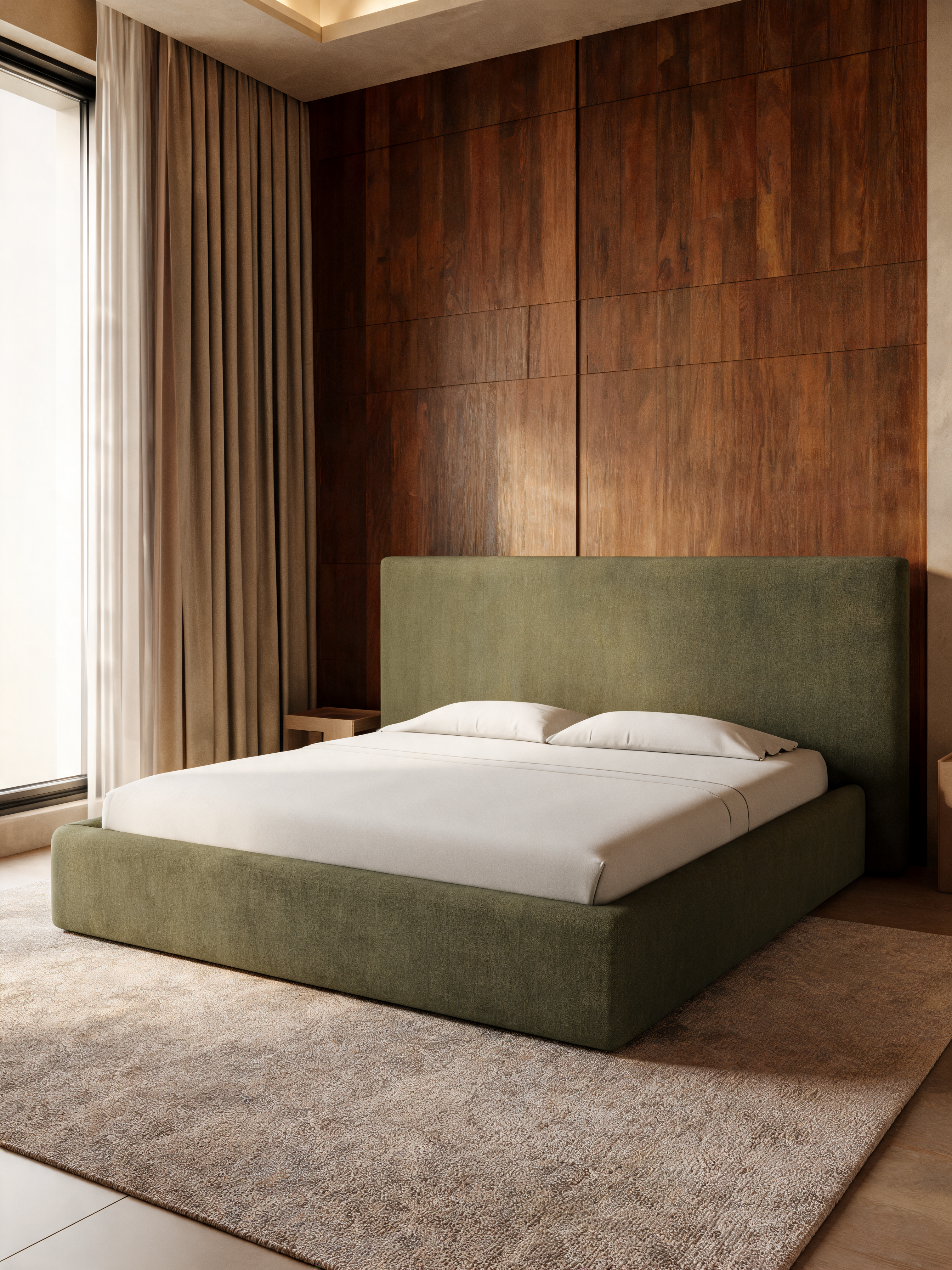 Capri Slipcovered King Bed