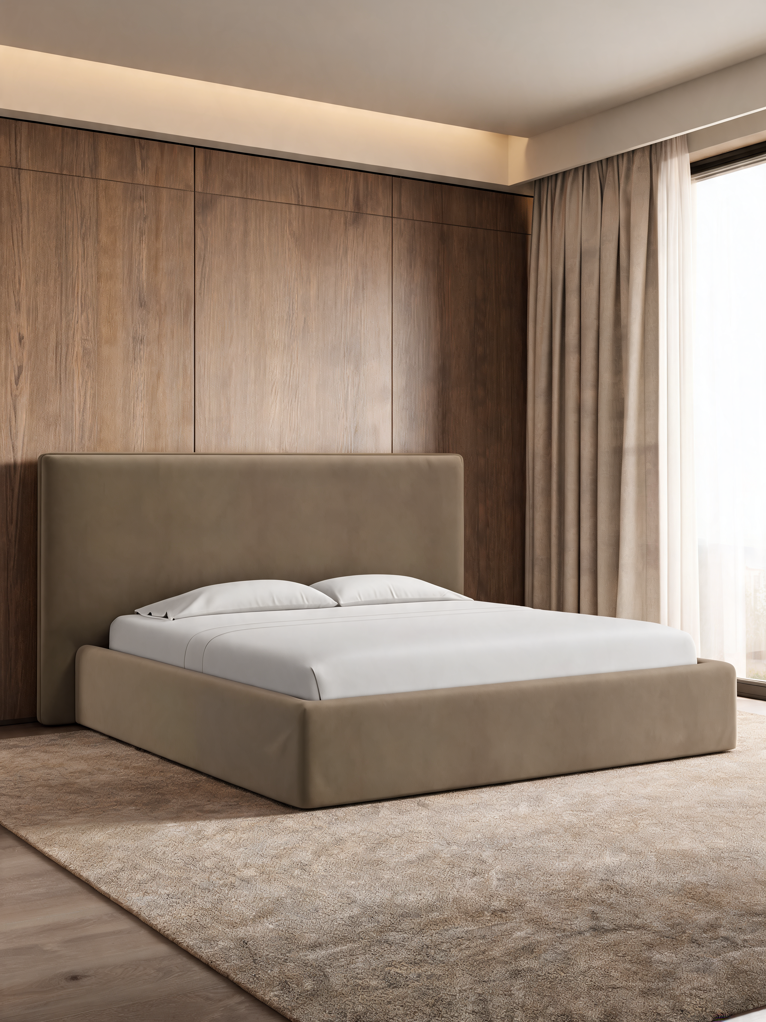 Capri Slipcovered King Bed