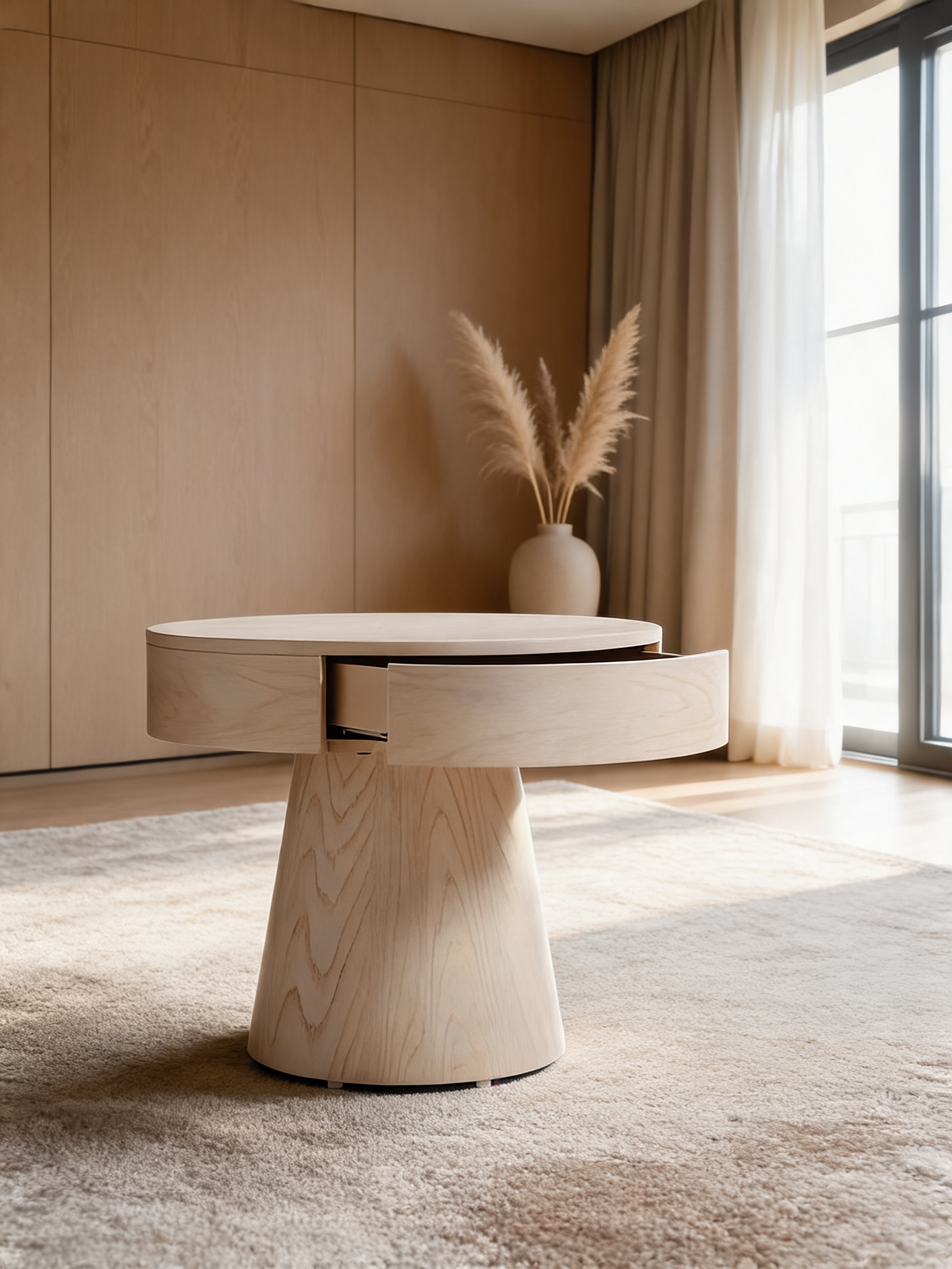 Willy 24" Whitewashed Wood Nightstand by Leanne Ford