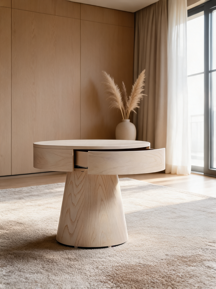 Willy 24" Whitewashed Wood Nightstand by Leanne Ford