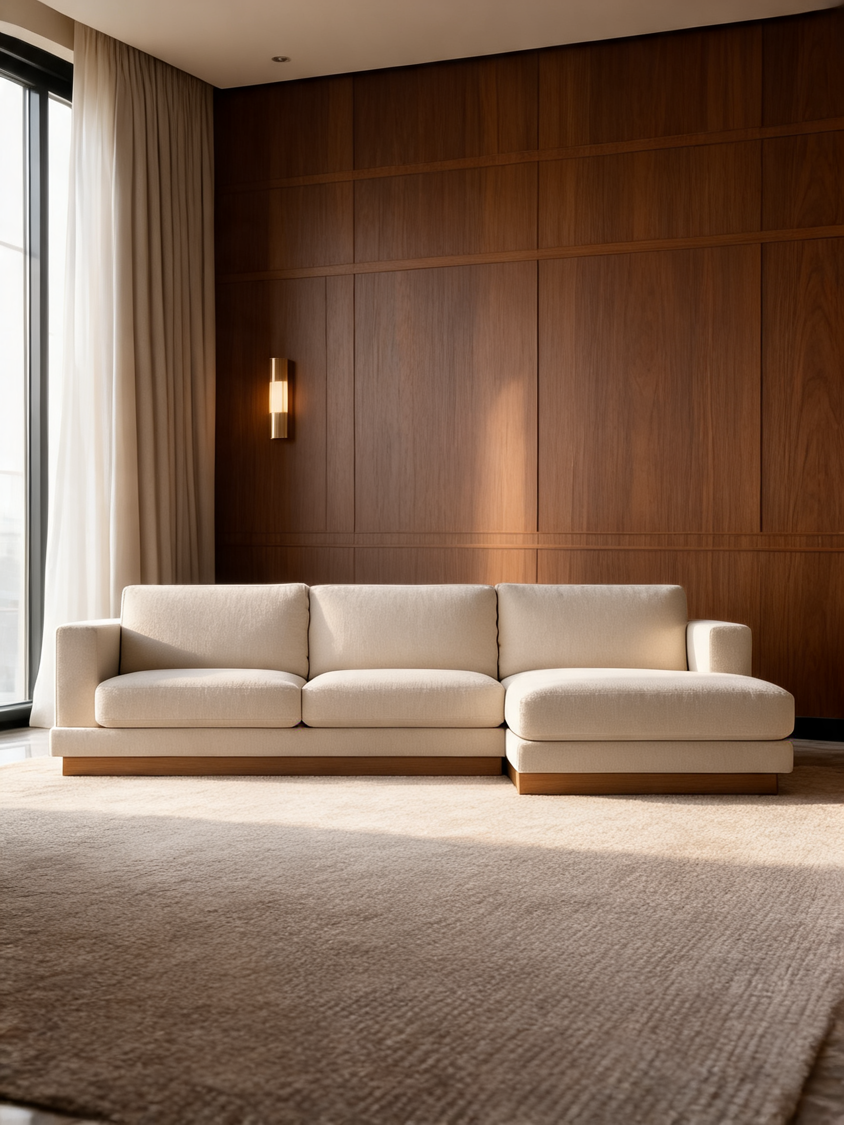 Tidal 3-Piece U-Shaped Sectional Sofa with Double Chaise Lounge