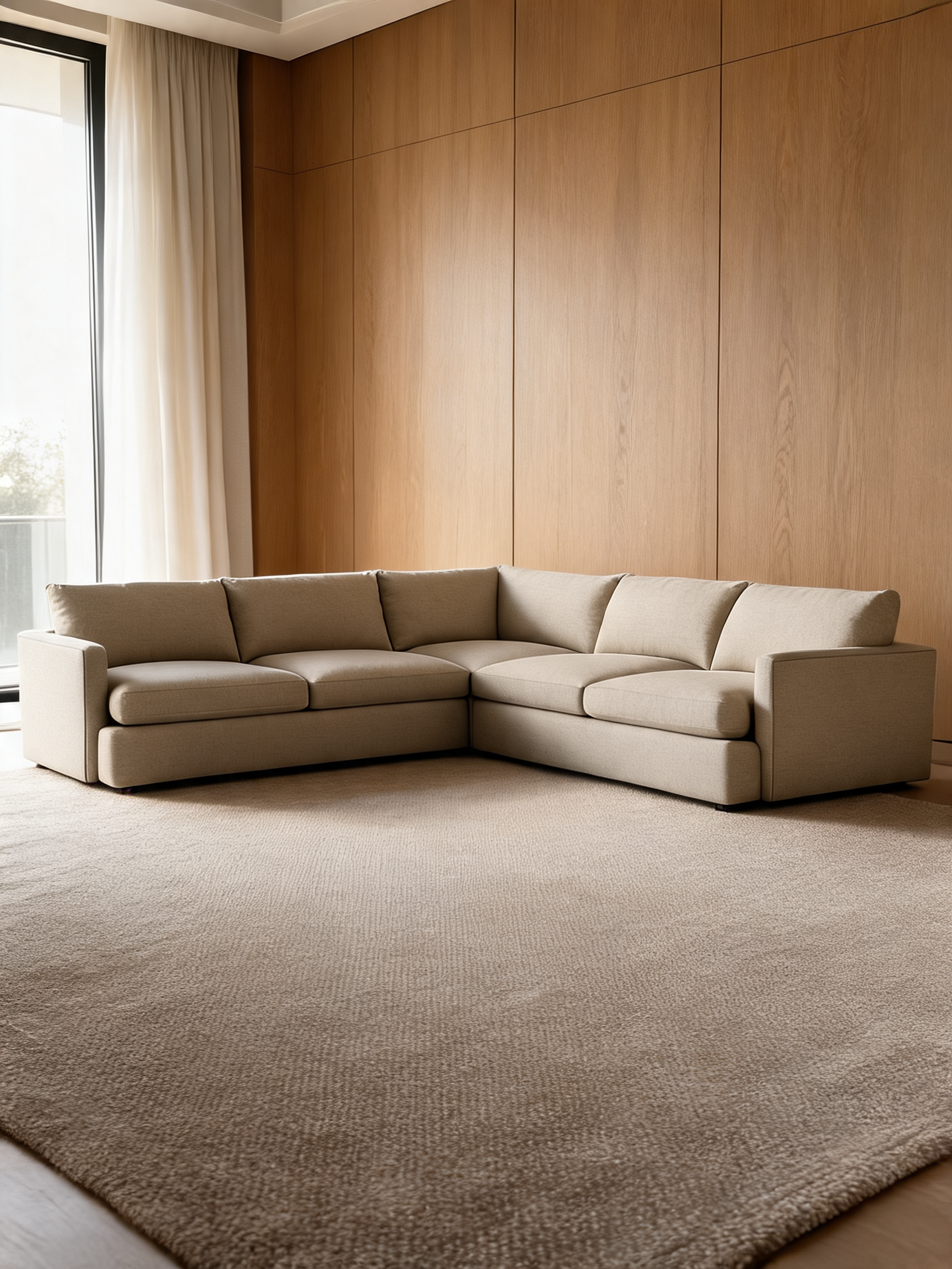 Lounge 4-Piece L-Shaped Sectional Sofa with Chaise Lounge
