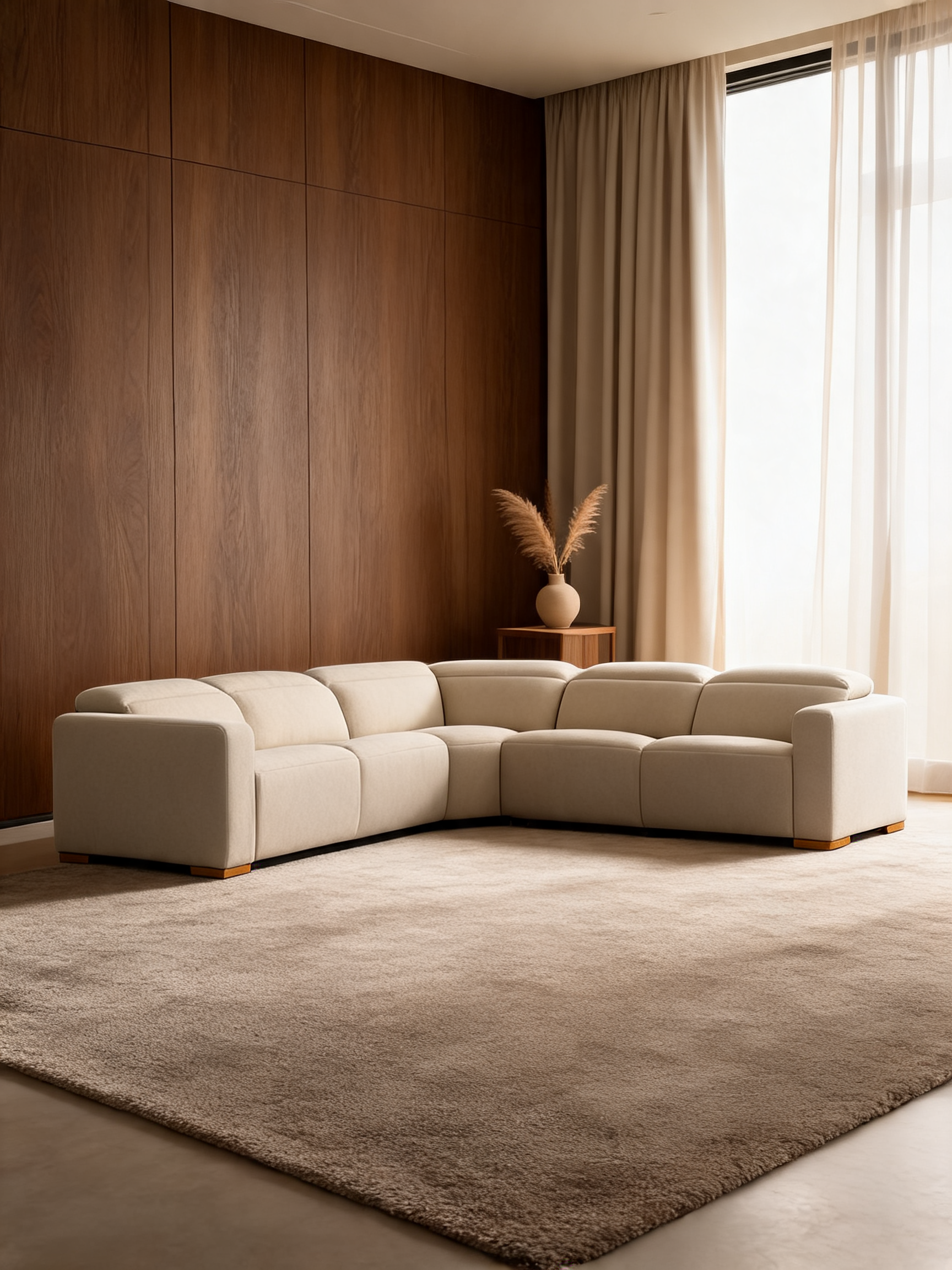 Drift 5-Piece L-Shaped Power Triple-Reclining Sectional Sofa