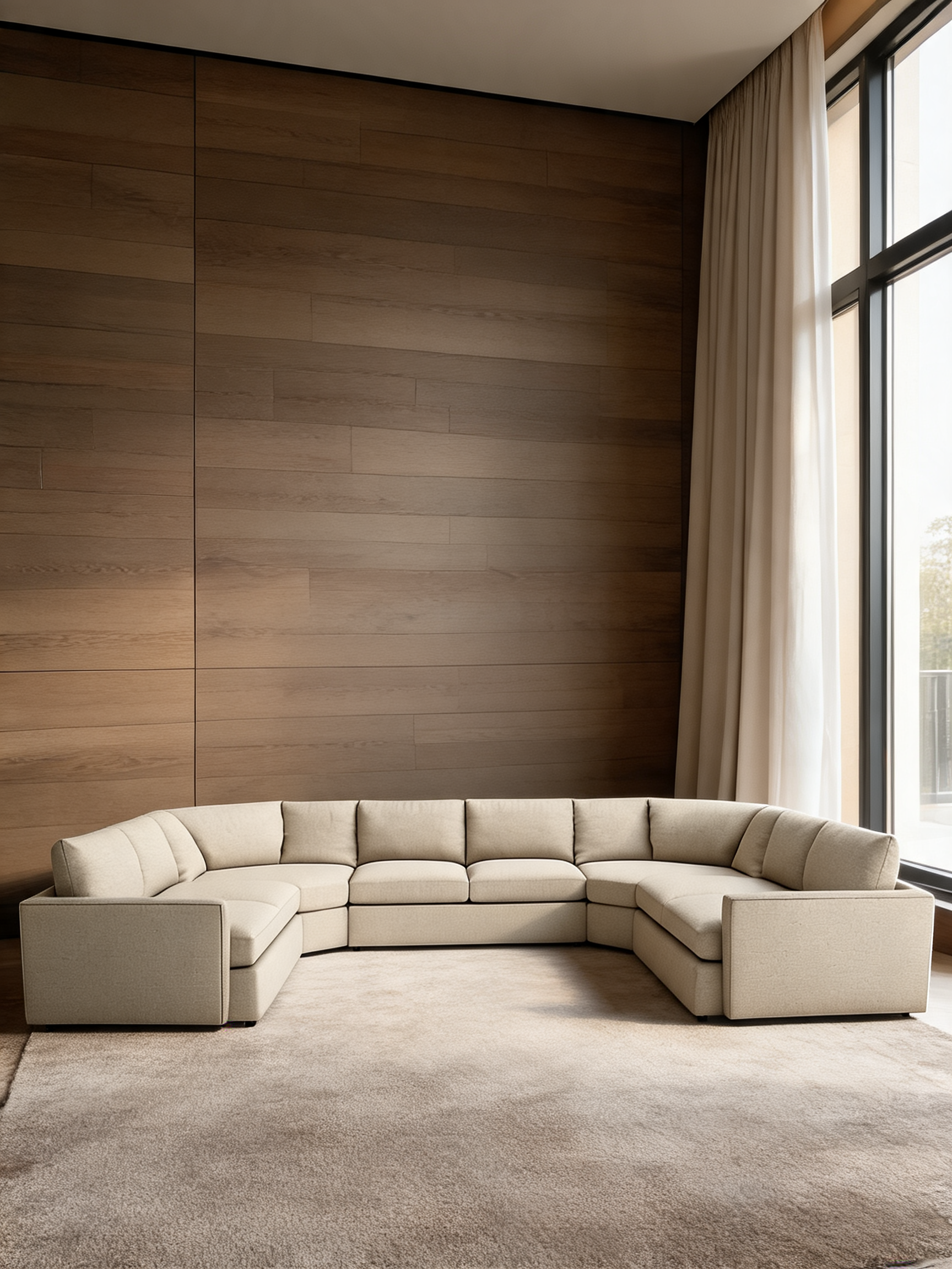 Lounge Deep 2-Piece Sectional Sofa with Double Extra Wide Chaise Lounge