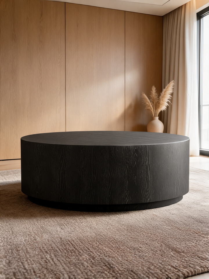 Terrane Fumed Oak Wood 54" Rectangular Coffee Table
